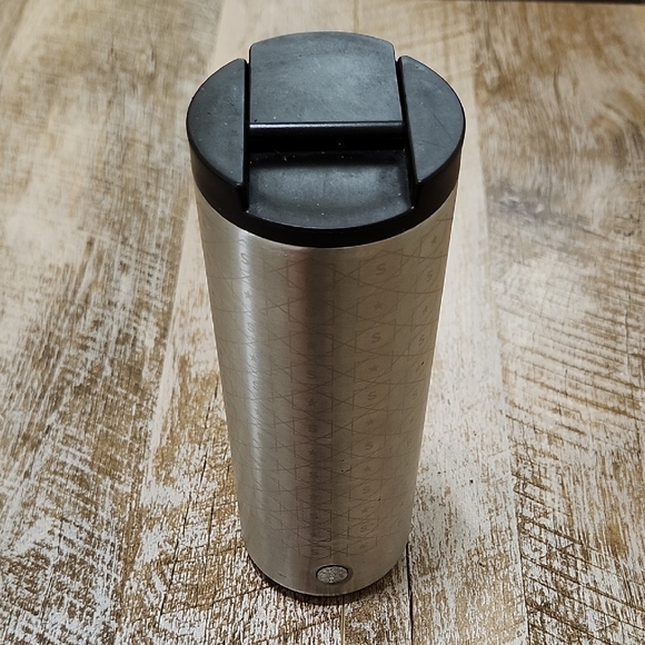 Starbucks Other - Starbucks Silver and Black Travel Mug